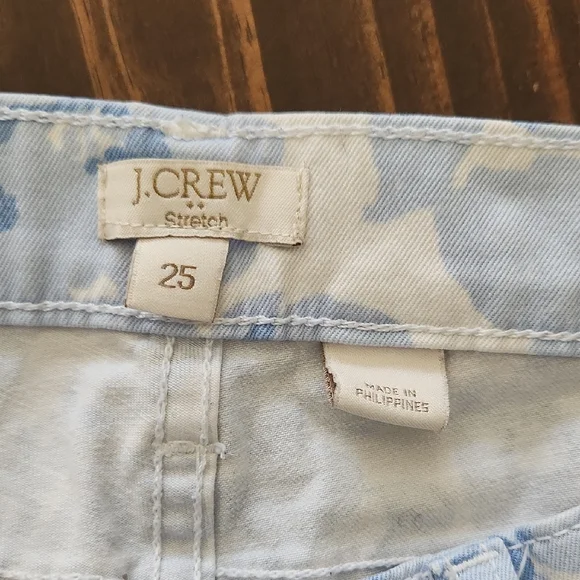 J. Crew Blue And White Floral Pants - Picture 2 of 6